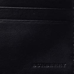 Burberry Black/White Leather Bifold Wallet
