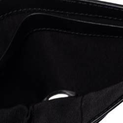 Burberry Black/White Leather Bifold Wallet