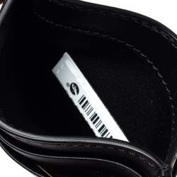 Pre Owned Burberry Black Leather Sandon Card Holder