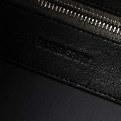Burberry Green Nylon Logo Print Backpack