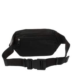 Pre Owned Burberry Black Nylon and Leather Sonny Belt Bag