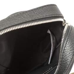 Pre Owned Burberry Black Leather Thornton Crossbody Bag