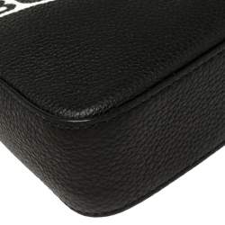 Pre Owned Burberry Black Leather Thornton Crossbody Bag