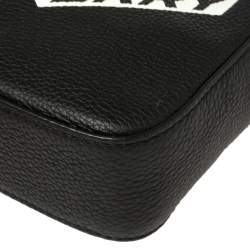 Pre Owned Burberry Black Leather Thornton Crossbody Bag