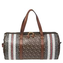 Louis Vuitton NEW Monogram Black Silver Top Handle Men's Travel Duffle Bag
