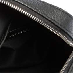Pre Owned Burberry Black Leather Thornton Crossbody Bag