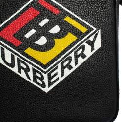 Pre Owned Burberry Black Leather Thornton Crossbody Bag