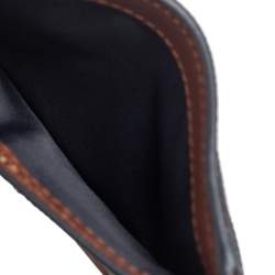 Burberry Brown/Beige Bridle Canvas Chase Card Case