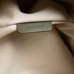 Burberry Green Camouflage Coated and Canvas Phoebe Drawstring Pouch