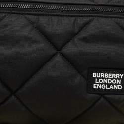Pre Owned Burberry Black Quilted Sonny Bum Bag