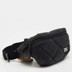 Pre Owned Burberry Black Quilted Sonny Bum Bag