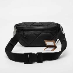 Pre Owned Burberry Black Quilted Sonny Bum Bag