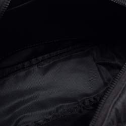 Burberry Black Quilted Canvas and Leather Paddy Crossbody Bag