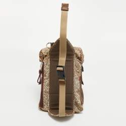 Burberry Beige TB Monogram Nylon Leo Belt Pack Bag