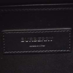 Burberry Green Camo Print Leather Sutton Crossbody Bag