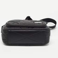 Burberry Black Quilted Nylon Paddy Crossbody Bag