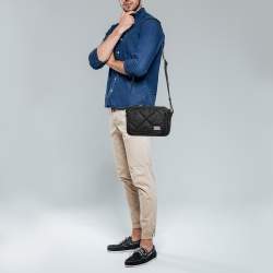 Burberry Black Quilted Nylon Paddy Crossbody Bag