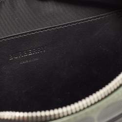 Burberry Green Camo Print Canvas West Belt Bag