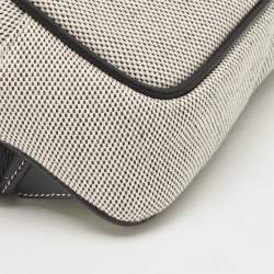 Burberry Grey Canvas and Leather West Belt Bag