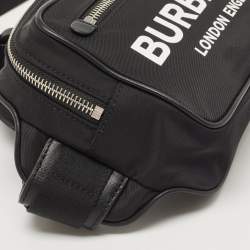 Burberry Black Nylon West Belt Bag