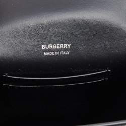 Burberry Military Green House Check Canvas Robin Crossbody Bag