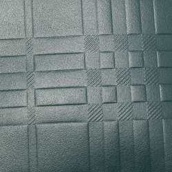 Burberry Green Check Embossed Leather CC Bills Bifold Wallet