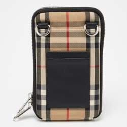 Burberry Beige Vintage Check Canvas Phone Case