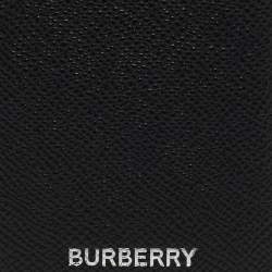 Burberry Black Grain Leather Elmer Card Holder