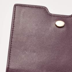 Burberry Plum Leather Robin Crossbody Bag
