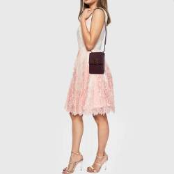 Burberry Plum Leather Robin Crossbody Bag