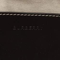 Burberry Grey/Black Canvas and Leather West Belt Bag