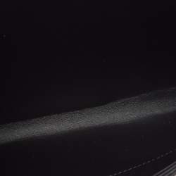 Pre Owned Burberry Black Leather Oscar Zip Pouch