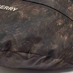 Burberry Black/Brown Nylon Convertible Backpack