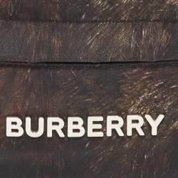 Burberry Black/Brown Nylon Convertible Backpack