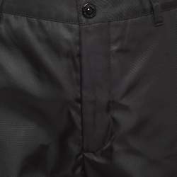 Pre Owned Burberry Black Shibden Shark Applique Nylon Chino Shorts M