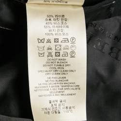 Burberry Black Virgin Wool Single Breasted Blazer S