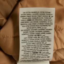 Burberry Brown Nylon Detachable Sleeve Hooded Puffer Jacket S