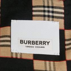 Burberry Black Gabardine Slim Fit Blazer XS