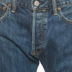 Pre Owned Burberry Blue Denim Straight Jeans S Waist 30"