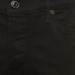 Pre Owned Burberry Black Denim Straight Fit Jeans L Waist 34"
