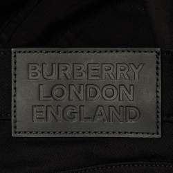 Pre Owned Burberry Black Denim Straight Fit Jeans L Waist 34"