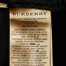 Pre Owned Burberry Black Denim Straight Fit Jeans L Waist 34"