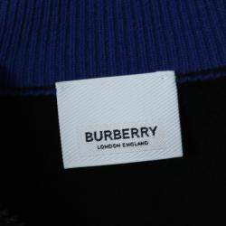 مملوكة مسبقًا Burberry Hamleton Funnel Neck Logo Applique Jacket