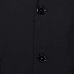 Pre Owned Burberry London Black Wool Blazer M