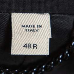 Pre Owned Burberry Black Wool Tailored Milbury Suit M