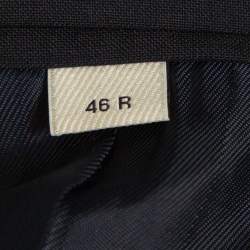 Pre Owned Burberry Black Wool Millbank Tailored Jacket S 