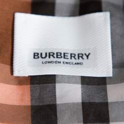 Burberry Brown Vintage Check Cotton Button Front Shirt L