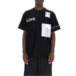 Pre Owned تي شيرت بربري مطبوع أسود مقاس صغير (سمول)