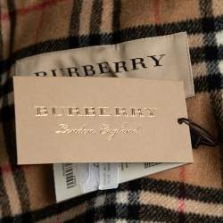 Pre Owned Burberry Antique Yellow Regular Chelsea and Kensington Fit Heritage Coat Warmer XL