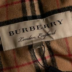 Pre Owned Burberry Antique Yellow Regular Chelsea and Kensington Fit Heritage Coat Warmer XL